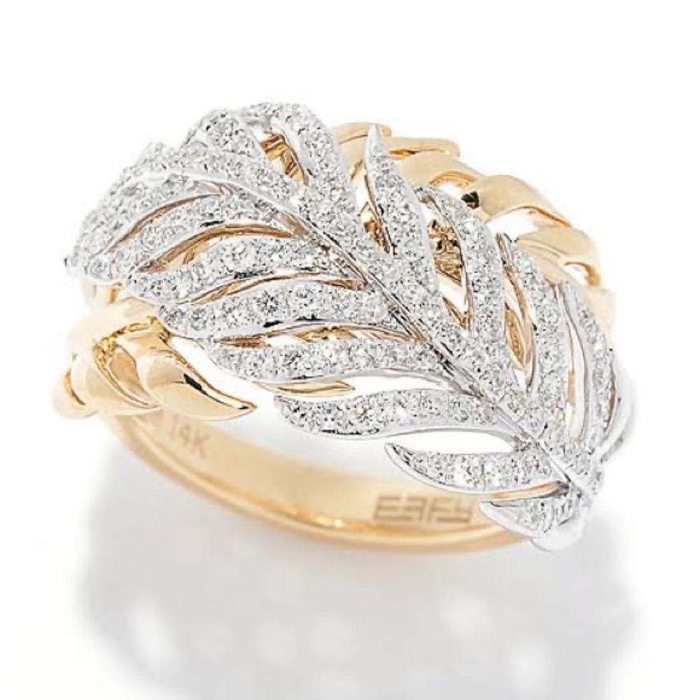 EFFY 14K Yellow/White Gold and Diamond Ring